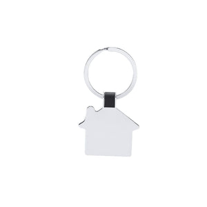 Portachiavi Nyrella color argento - personalizzabile con logo