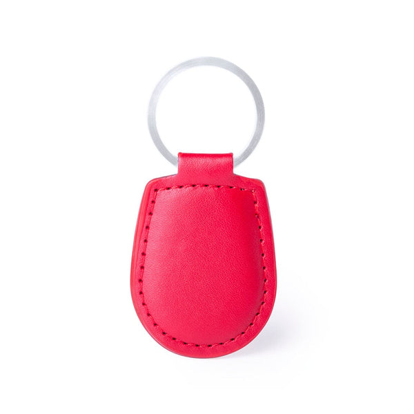 Portachiavi Pelcu rosso - personalizzabile con logo