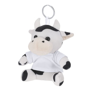 Portachiavi Peluche Goose bianco - personalizzabile con logo