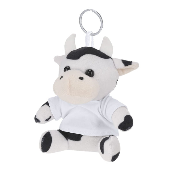 Portachiavi Peluche Goose bianco - personalizzabile con logo