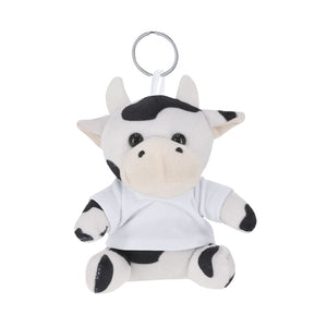 Portachiavi Peluche Goose bianco - personalizzabile con logo