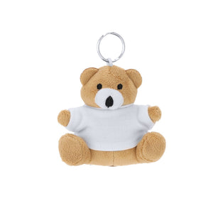 Portachiavi Peluche Pickford marrone - personalizzabile con logo