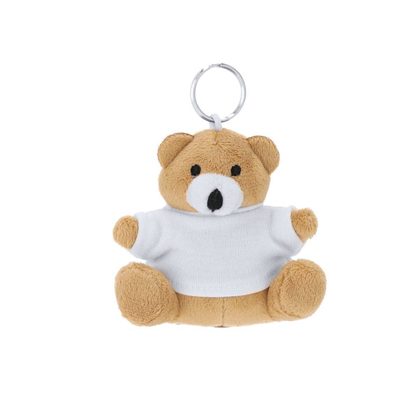 Portachiavi Peluche Pickford marrone - personalizzabile con logo