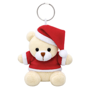 Portachiavi Peluche Roslin rosso - personalizzabile con logo