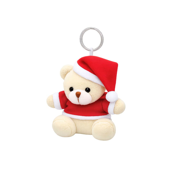 Portachiavi Peluche Roslin rosso - personalizzabile con logo