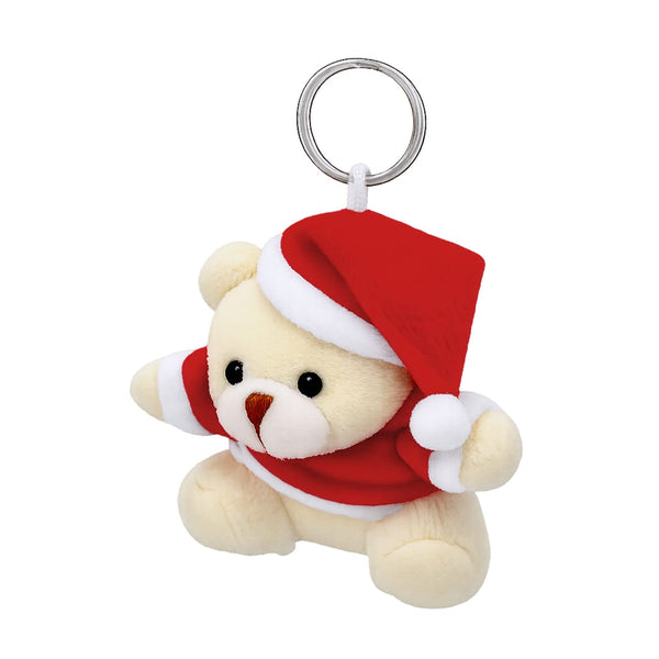Portachiavi Peluche Roslin rosso - personalizzabile con logo