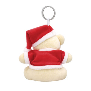 Portachiavi Peluche Roslin rosso - personalizzabile con logo