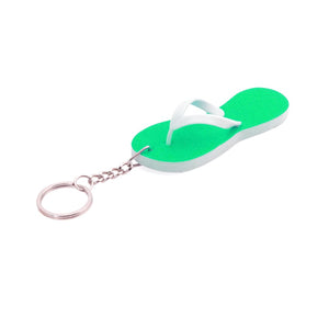 Portachiavi Perle verde - personalizzabile con logo