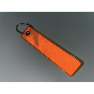 Portachiavi riflettente in PVC - personalizzabile con logo