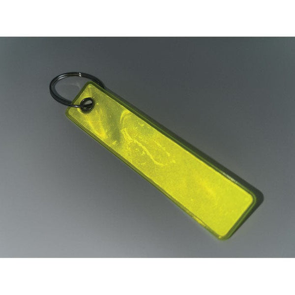 Portachiavi riflettente in PVC - personalizzabile con logo