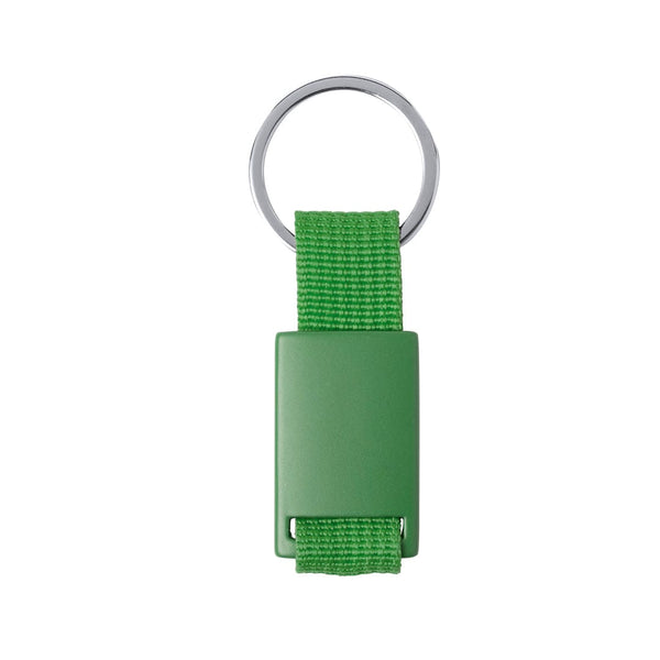 Portachiavi Slayter verde - personalizzabile con logo
