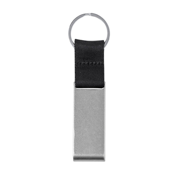 Portachiavi Supporto Fique color argento - personalizzabile con logo