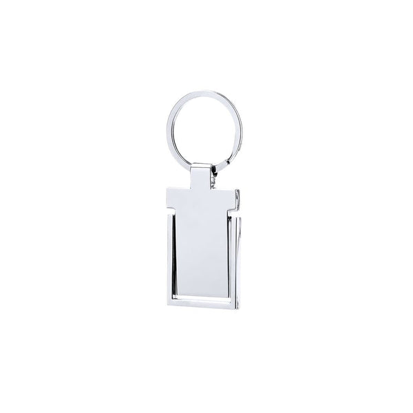 Portachiavi Supporto Hibayon color argento - personalizzabile con logo