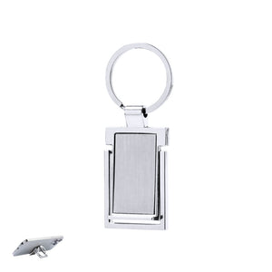 Portachiavi Supporto Hibayon color argento - personalizzabile con logo