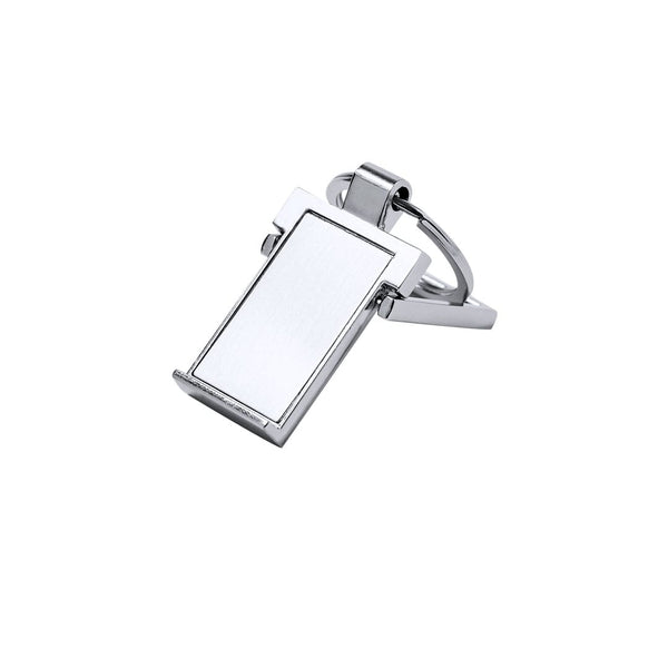 Portachiavi Supporto Hibayon color argento - personalizzabile con logo
