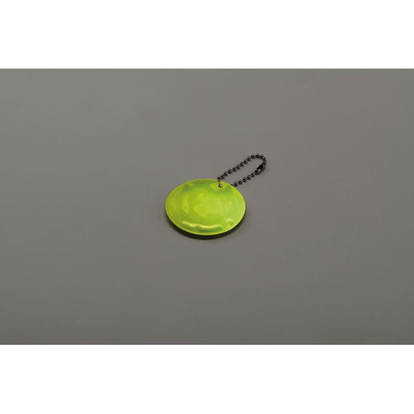 Portachiavi tondo riflettente - personalizzabile con logo