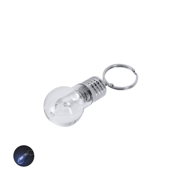 Portachiavi Torcia Bardan transparente - personalizzabile con logo