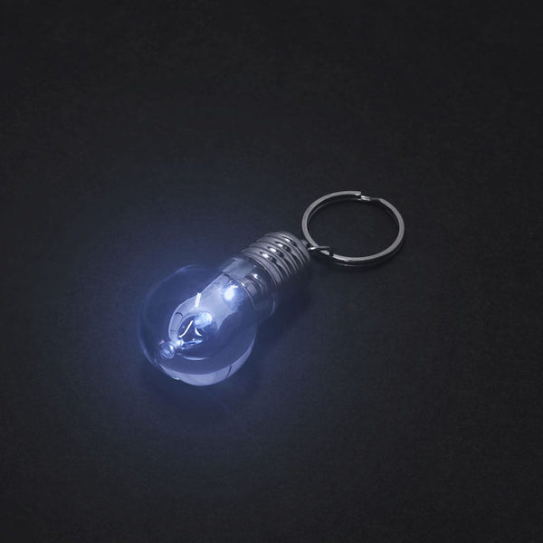 Portachiavi Torcia Bardan transparente - personalizzabile con logo