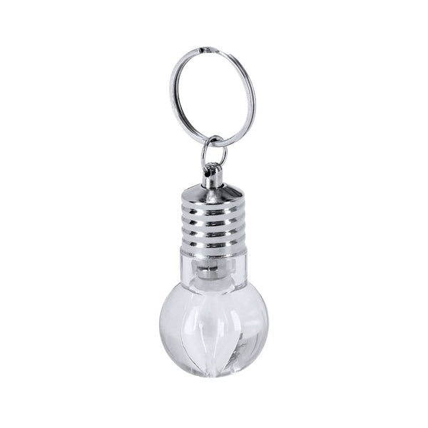 Portachiavi Torcia Bardan transparente - personalizzabile con logo