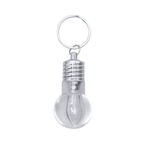 Portachiavi Torcia Bardan transparente - personalizzabile con logo