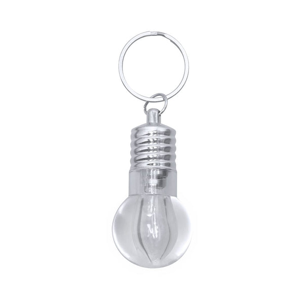 Portachiavi Torcia Bardan transparente - personalizzabile con logo