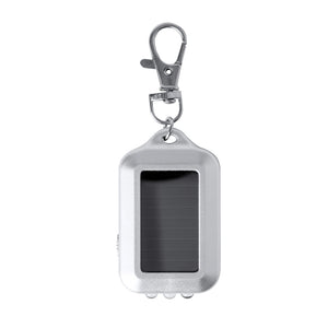 Portachiavi Torcia Eluxo color argento - personalizzabile con logo