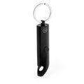 Portachiavi Torcia Kushing nero - personalizzabile con logo