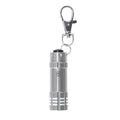 Portachiavi Torcia Musday color argento - personalizzabile con logo