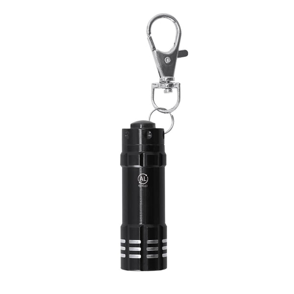Portachiavi Torcia Musday nero - personalizzabile con logo