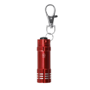Portachiavi Torcia Musday rosso - personalizzabile con logo