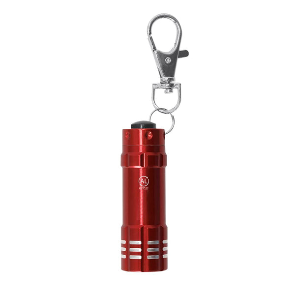 Portachiavi Torcia Musday rosso - personalizzabile con logo