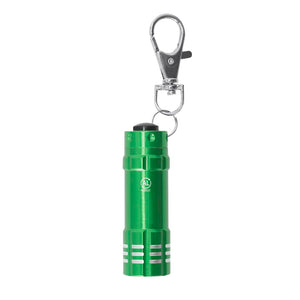 Portachiavi Torcia Musday verde - personalizzabile con logo