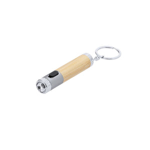 Portachiavi Torcia Zungux color argento - personalizzabile con logo
