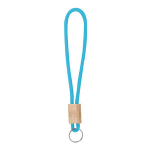 Portachiavi Walnut azzurro - personalizzabile con logo