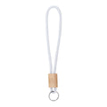Portachiavi Walnut bianco - personalizzabile con logo