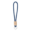 Portachiavi Walnut blu navy - personalizzabile con logo