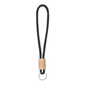 Portachiavi Walnut nero - personalizzabile con logo