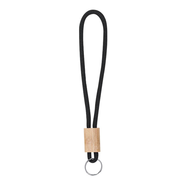 Portachiavi Walnut nero - personalizzabile con logo
