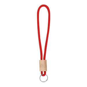 Portachiavi Walnut rosso - personalizzabile con logo