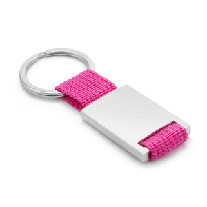 Portachiavi Yip fucsia - personalizzabile con logo