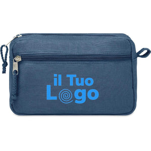 Portacosmetici in 100% canapa - personalizzabile con logo
