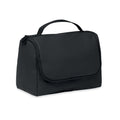 Portacosmetici in PU Nero - personalizzabile con logo