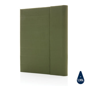 Portadocumenti A4 con chiusura magnetica Impact Aware™ verde - personalizzabile con logo