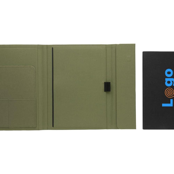 Portadocumenti A5 Impact Aware™ con chiusura magnetica - personalizzabile con logo