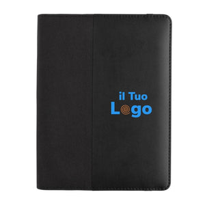 Portadocumenti A5 Swiss Peak Script AWARE™ nero - personalizzabile con logo