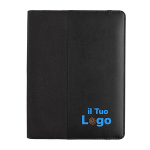 Portadocumenti A5 Swiss Peak Script AWARE™ nero - personalizzabile con logo