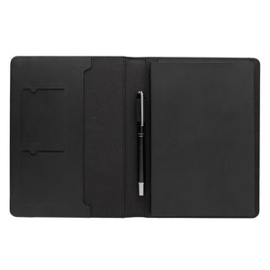Portadocumenti A5 Swiss Peak Script AWARE™ nero - personalizzabile con logo