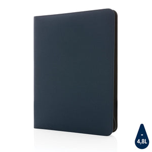 Portadocumenti deluxe tech 300D Impact Aware™ blu navy - personalizzabile con logo