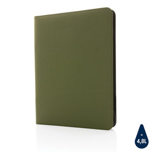 Portadocumenti deluxe tech 300D Impact Aware™ verde - personalizzabile con logo