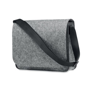 Borsa Portadocumenti in feltro grigio - personalizzabile con logo